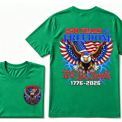 Custom Your Year Flag Vintage 250 Years American 1776 2026 250th USA Birthday EST.Year T-Shirt