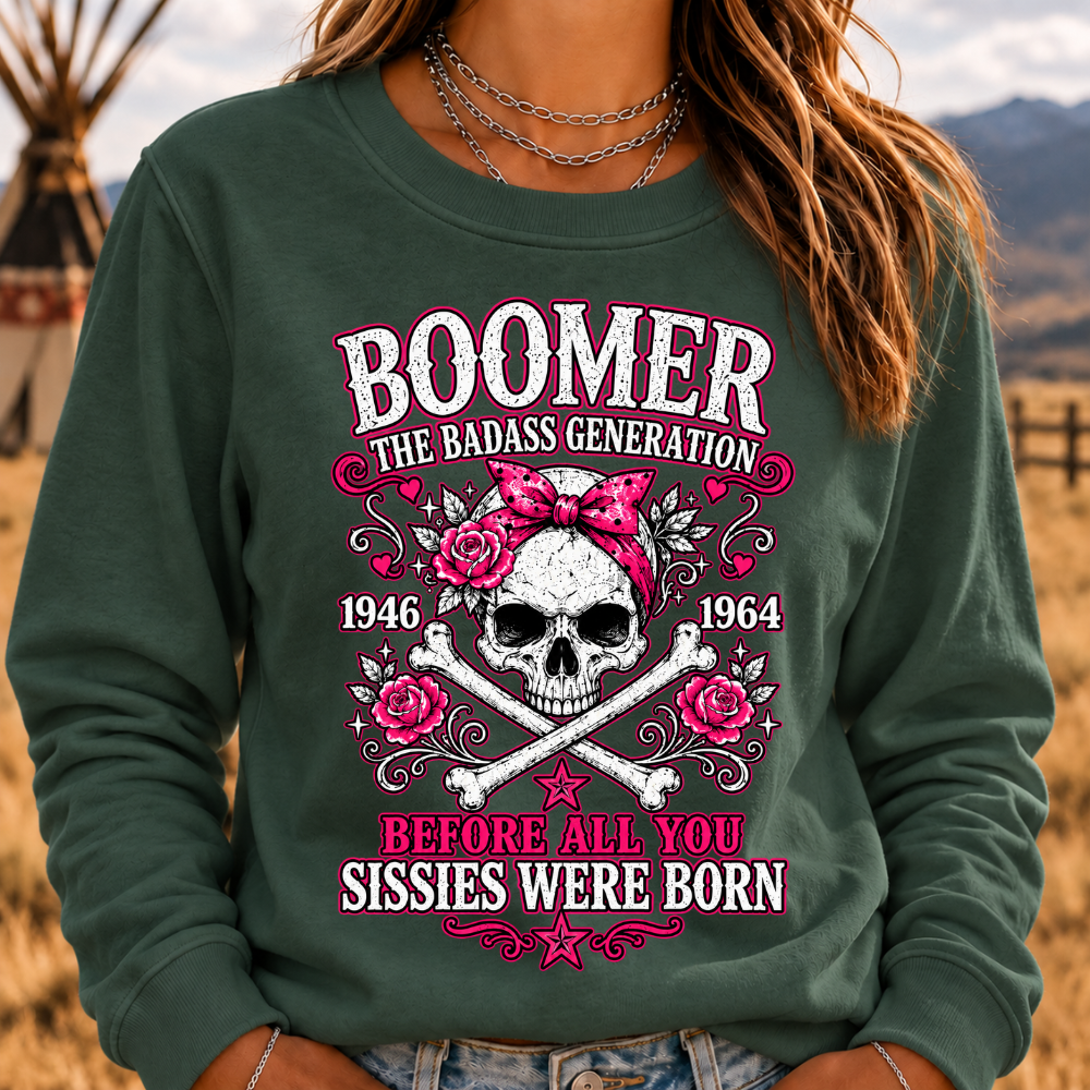"The Badass Generation – Before All You Sissies Were Born"  Sweatshirts