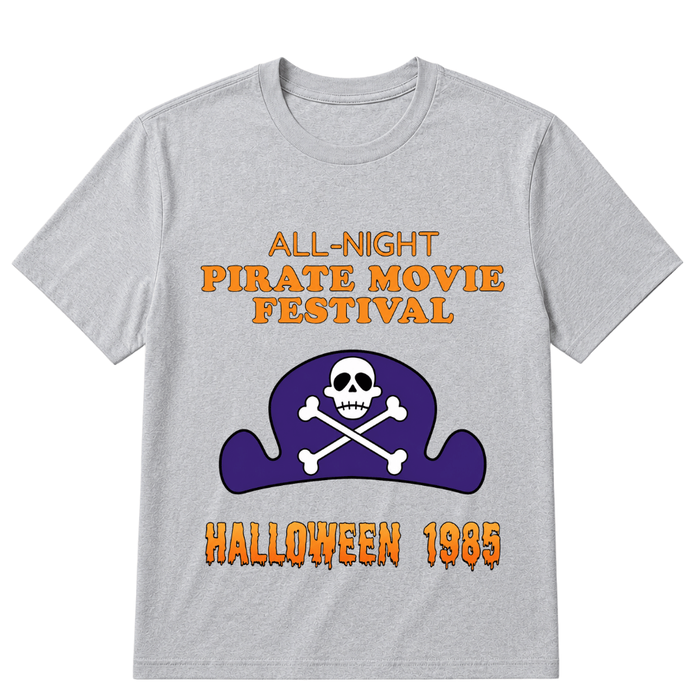 ALL-NIGHT Pirate Movie Festival HALLOWEEN 1985 EST.Year T-Shirt