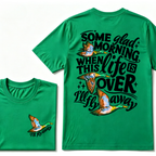 Christian Duck Shirt, I'll Fly Away Vintage Faith Tee, Some Glad Morning Gospel Hymn Shirt