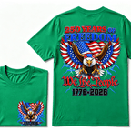 Custom Your Year Flag Vintage 250 Years American 1776 2026 250th USA Birthday EST.Year T-Shirt