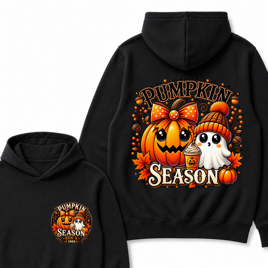 Custom Your Year Gen X EST.Year Halloween Pumpkin Season Hoodie