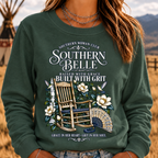 "Southern Belle – Raised with Grace, Built with Grit" Sweatshirts