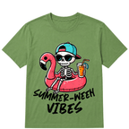 Halloween Summer Ween Skeleton Float Costume Boys Girls Halloween T Shirt