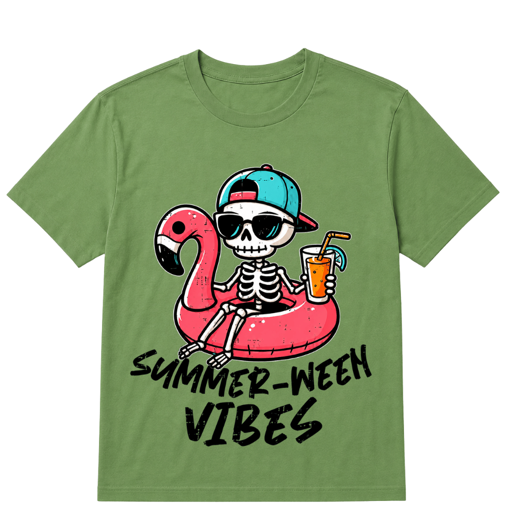Halloween Summer Ween Skeleton Float Costume Boys Girls Halloween T Shirt