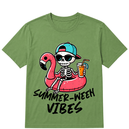 Halloween Summer Ween Skeleton Float Costume Boys Girls Halloween T Shirt