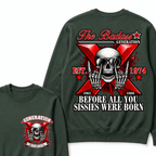 The Badass Generation X 1965-1980 Before All You  Sissies Were Born EST.Year Skull Unisex Sweatshirts