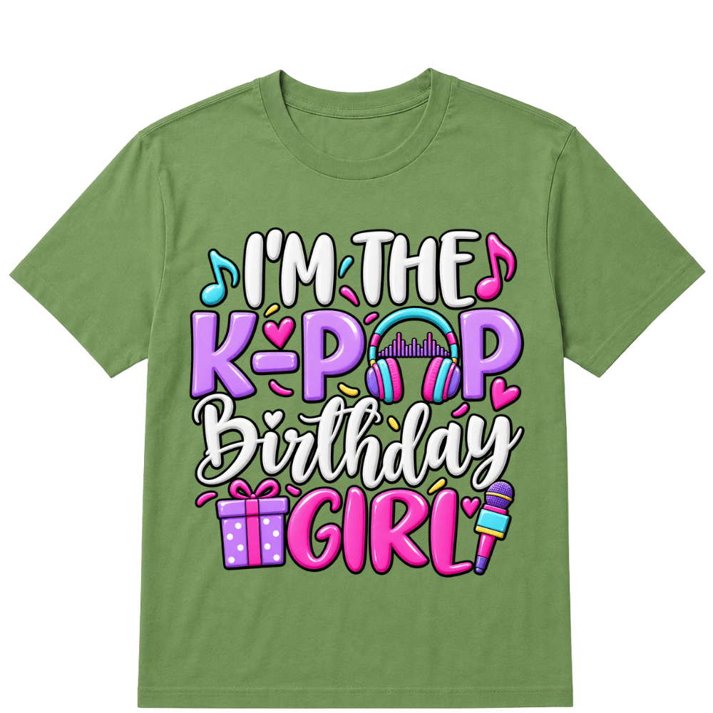 I'm The K Pop Birthday Girl Korean Pop Birthday Party T-Shirt