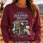 "Southern Belle – Raised with Grace, Built with Grit" Sweatshirts