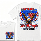 Custom Your Year Flag Vintage 250 Years American 1776 2026 250th USA Birthday EST.Year T-Shirt