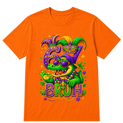 Alligator 6 7 Mardi Gras Bruh Six Seven Meme New Orleans Kid T-Shirt