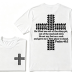 Religion Cross Jesus Bible Wheelmarks Psalm Unisex T-shirt