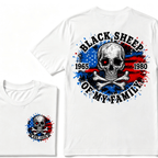 Black Sheep Of My Family T-Shirt,Custom EST.Year Customize GenX Rebel Spirit Shirt