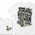 Christian Duck Shirt, I'll Fly Away Vintage Faith Tee, Some Glad Morning Gospel Hymn Shirt