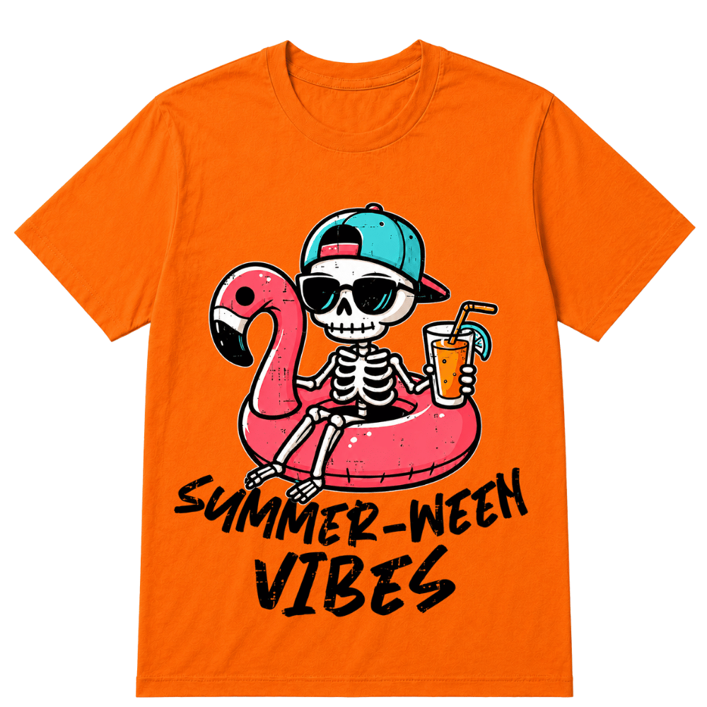Halloween Summer Ween Skeleton Float Costume Boys Girls Halloween T Shirt