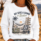 My Give A Damn Is Broken™ The Original · Too Old To Care Club Sweatshirts