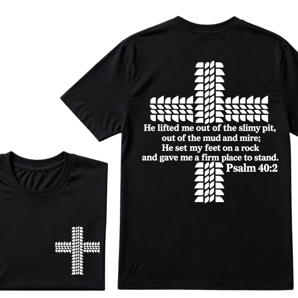 Religion Cross Jesus Bible Wheelmarks Psalm Unisex T-shirt