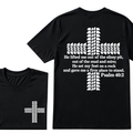 Religion Cross Jesus Bible Wheelmarks Psalm Unisex T-shirt