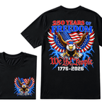 Custom Your Year Flag Vintage 250 Years American 1776 2026 250th USA Birthday EST.Year T-Shirt