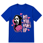 No You Hang Up Funny Ghost Calling Horror Halloween Pink Halloween T Shirt