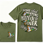 Christian Duck Shirt, I'll Fly Away Vintage Faith Tee, Some Glad Morning Gospel Hymn Shirt