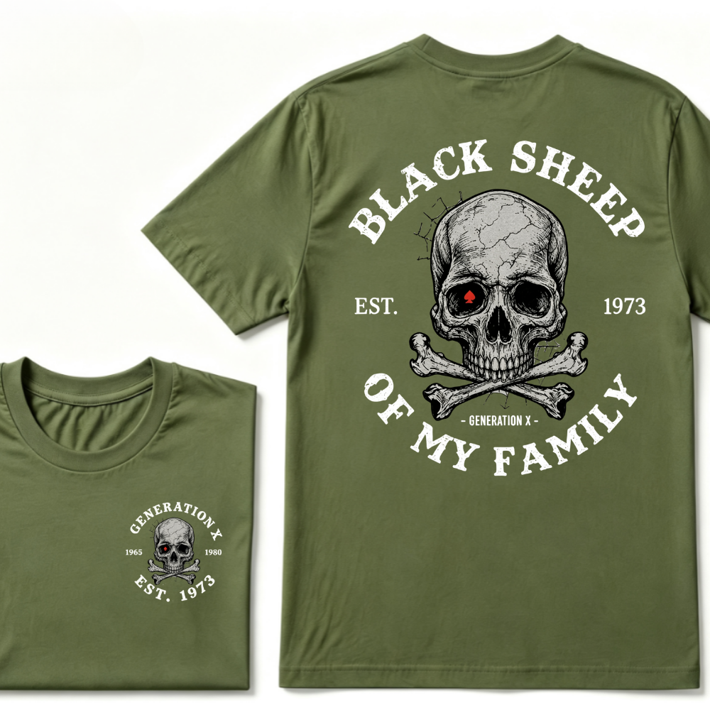 BLACK SHEEP OF MY FAMILY Custom Est.Year T-Shirt