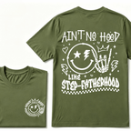 Ain't No Hood Like Step-Fatherhood T-Shirt – Funny Step-Dad Gift, Retro Father's Day Apparel, Perfect for Cool Dads