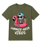 Halloween Summer Ween Skeleton Float Costume Boys Girls Halloween T Shirt