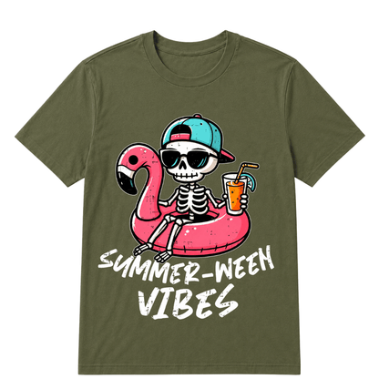 Halloween Summer Ween Skeleton Float Costume Boys Girls Halloween T Shirt