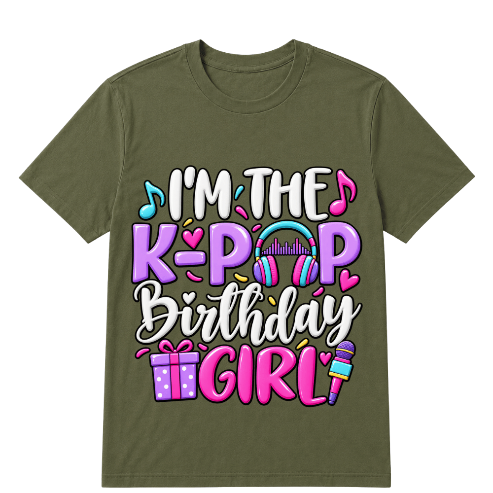 I'm The K Pop Birthday Girl Korean Pop Birthday Party T-Shirt