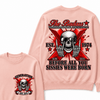 The Badass Generation X 1965-1980 Before All You  Sissies Were Born EST.Year Skull Unisex Sweatshirts