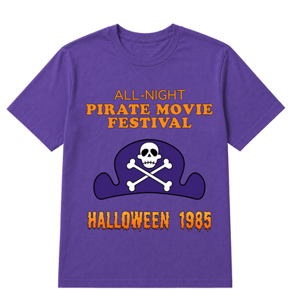 ALL-NIGHT Pirate Movie Festival HALLOWEEN 1985 EST.Year T-Shirt