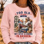 Women's "Too Old to Care Club – Out of Office. Good Times Only." Sweatshirts