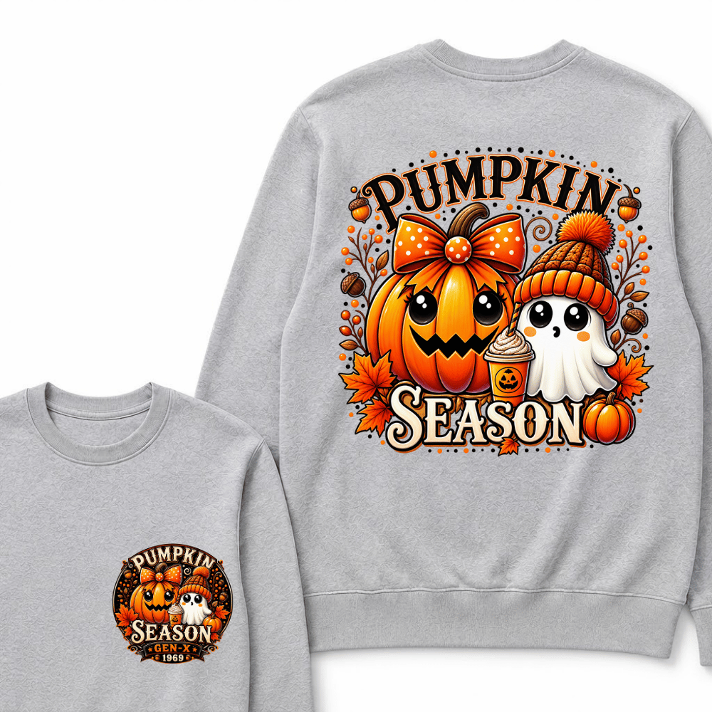 Custom Your Year Gen X EST.Year Halloween Pumpkin Season Sweatshirts