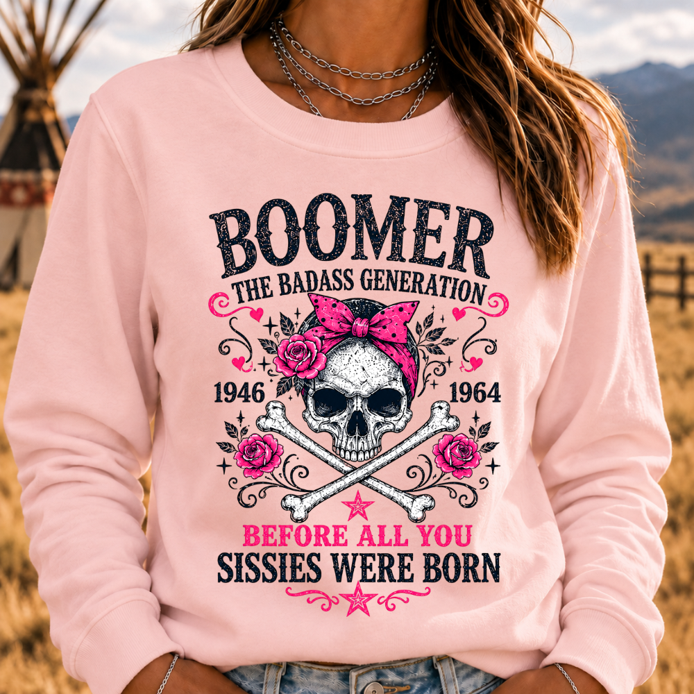 "The Badass Generation – Before All You Sissies Were Born"  Sweatshirts