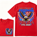 Custom Your Year Flag Vintage 250 Years American 1776 2026 250th USA Birthday EST.Year T-Shirt