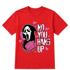 No You Hang Up Funny Ghost Calling Horror Halloween Pink Halloween T Shirt