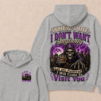 When I Die I Don't Want Anybody At My Funeral Custom Year Hoodie