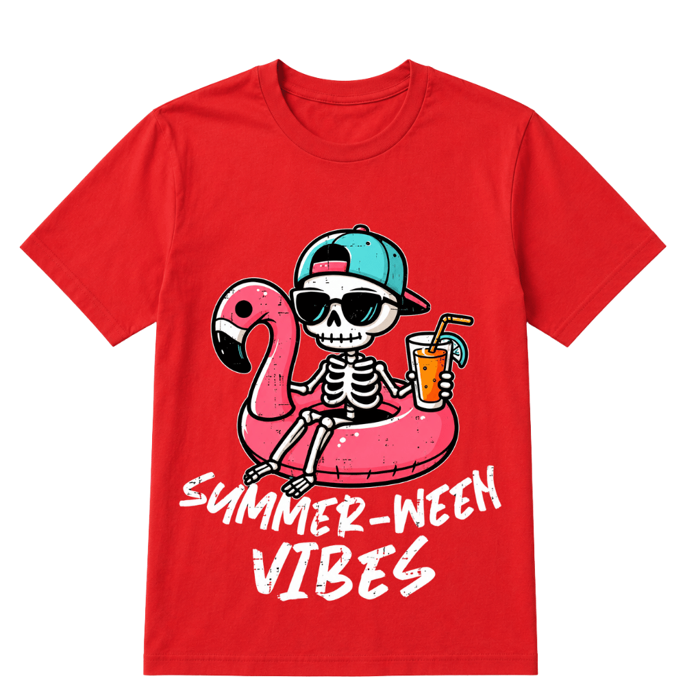 Halloween Summer Ween Skeleton Float Costume Boys Girls Halloween T Shirt