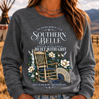 "Southern Belle – Raised with Grace, Built with Grit" Sweatshirts