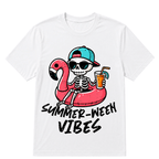 Halloween Summer Ween Skeleton Float Costume Boys Girls Halloween T Shirt