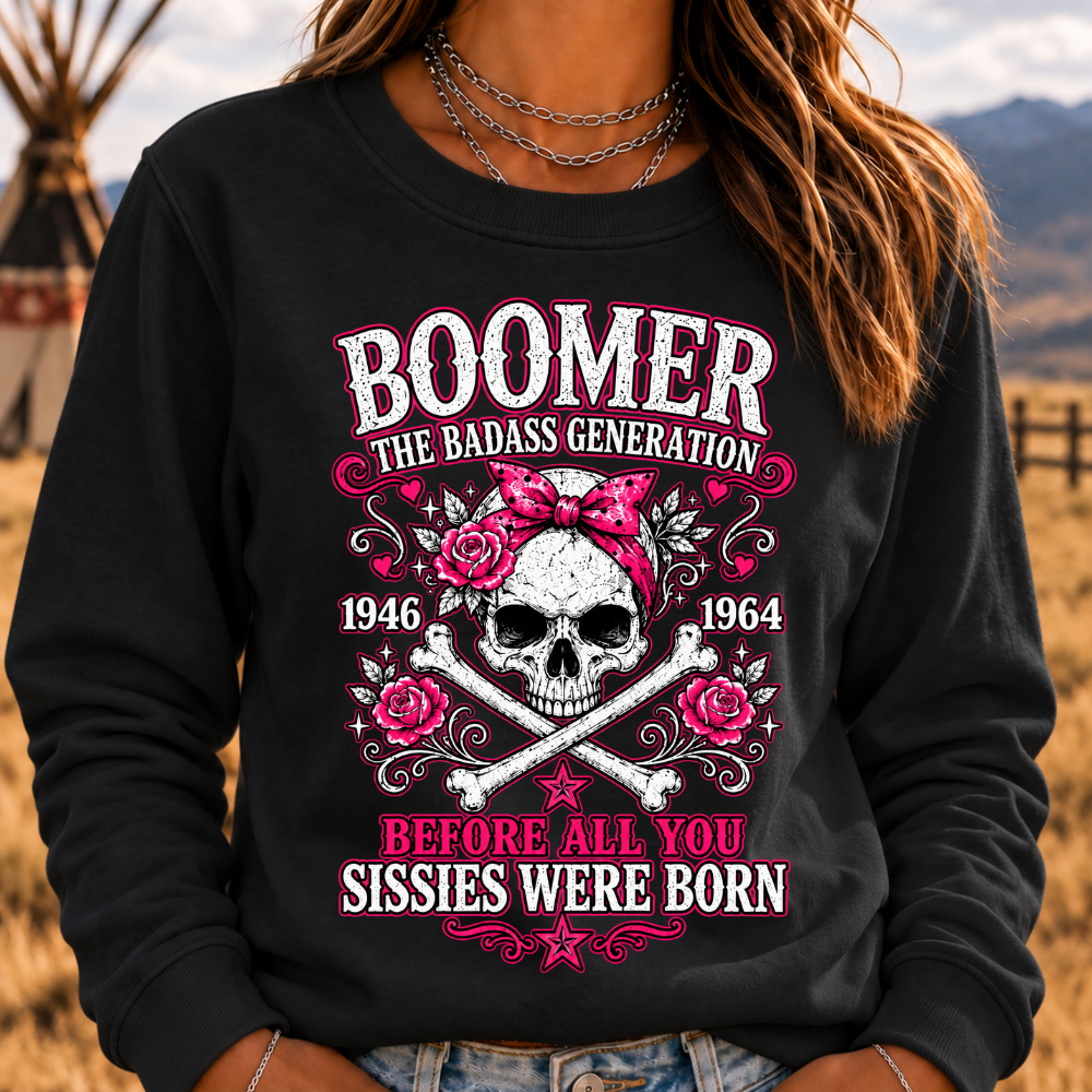 "The Badass Generation – Before All You Sissies Were Born"  Sweatshirts
