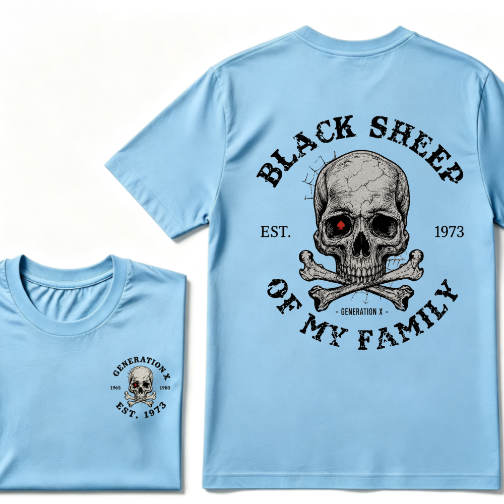 BLACK SHEEP OF MY FAMILY Custom Est.Year T-Shirt