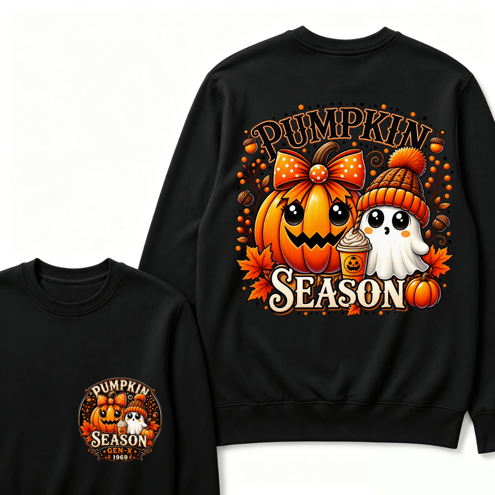 Custom Your Year Gen X EST.Year Halloween Pumpkin Season Sweatshirts