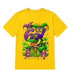 Alligator 6 7 Mardi Gras Bruh Six Seven Meme New Orleans Kid T-Shirt