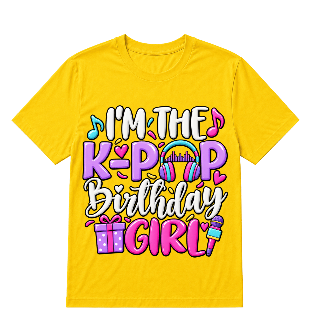 I'm The K Pop Birthday Girl Korean Pop Birthday Party T-Shirt