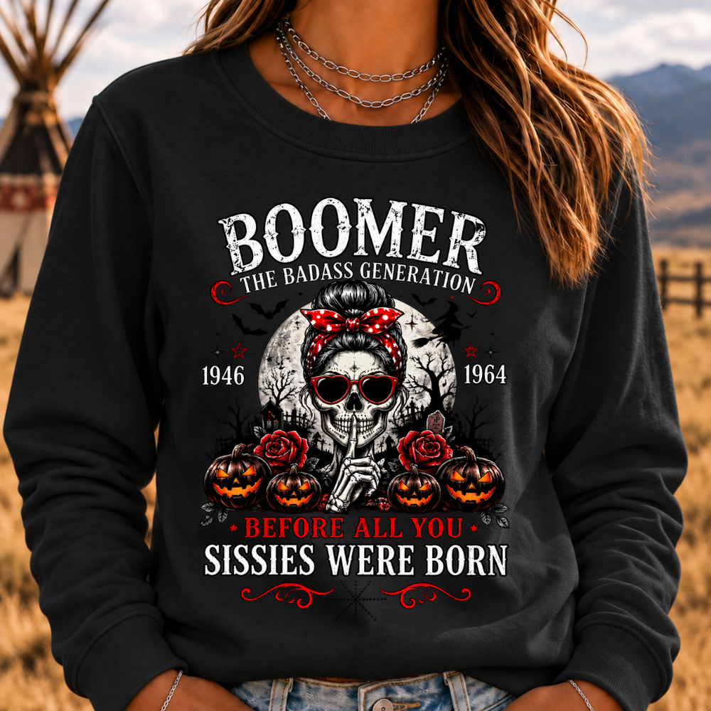 Boomer The Badass Generation Before All You Sissies Were Born Sweatshirts