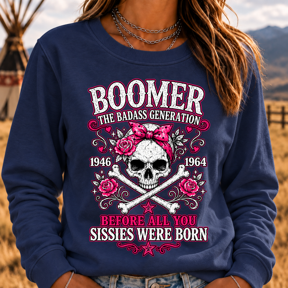 "The Badass Generation – Before All You Sissies Were Born"  Sweatshirts