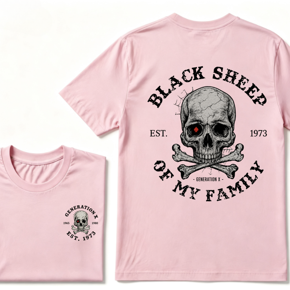 BLACK SHEEP OF MY FAMILY Custom Est.Year T-Shirt