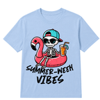 Halloween Summer Ween Skeleton Float Costume Boys Girls Halloween T Shirt
